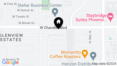 Map of 4350 W BEECHCRAFT Place, Chandler AZ, 85226