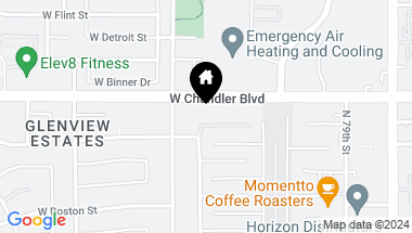 Map of 4410 W BEECHCRAFT Place, Chandler AZ, 85226