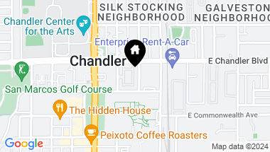 Map of 123 N WASHINGTON Street # 23, Chandler AZ, 85225
