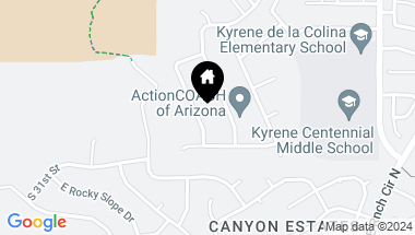 Map of 13809 S 32ND Place, Phoenix AZ, 85044