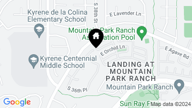 Map of 3747 E Kent Drive, Phoenix AZ, 85044