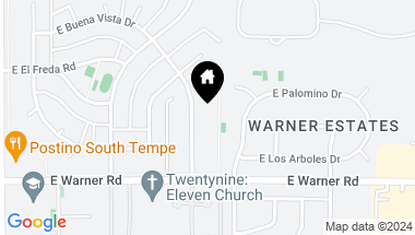 Map of 8535 S STANLEY Place, Tempe AZ, 85284