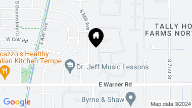 Map of 8510 S GRANDVIEW Avenue, Tempe AZ, 85284
