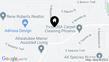 Map of 12007 S BLACKFOOT Drive, Phoenix AZ, 85044