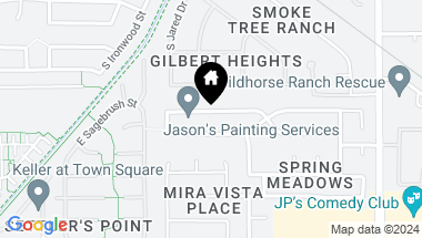 Map of 501 E SageBrush Street, Gilbert AZ, 85296