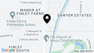 Map of 346 S PORTLAND Avenue, Gilbert AZ, 85296