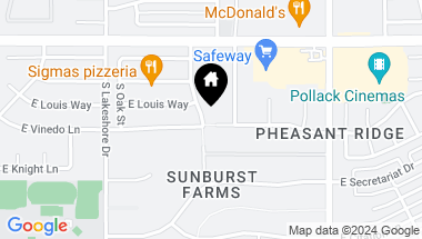 Map of 7745 S JUNIPER Street, Tempe AZ, 85284
