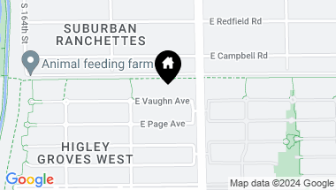 Map of 3126 E VAUGHN Avenue, Gilbert AZ, 85234
