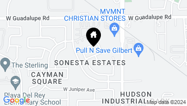 Map of 924 W Pinon Avenue, Gilbert AZ, 85233