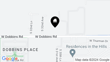 Map of 3112 W DOBBINS Road Unit: -, Laveen AZ, 85339