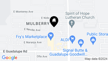 Map of 2630 S 107TH Street, Mesa AZ, 85209