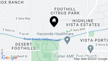 Map of 8029 S 13 Place, Phoenix AZ, 85042