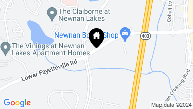 Map of 823 Lower Fayetteville Road, Newnan GA, 30263