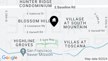 Map of 3126 E HARWELL Road, Phoenix AZ, 85042