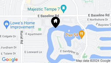 Map of 1017 E SANDPIPER Drive, Tempe AZ, 85283