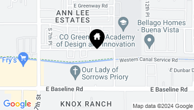Map of 913 E FREMONT Road # 1, Phoenix AZ, 85042