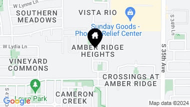 Map of 3741 W SAINT ANNE Avenue, Phoenix AZ, 85041