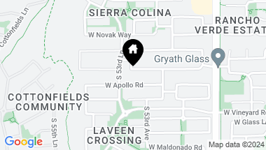 Map of 5319 W LYDIA Lane, Laveen AZ, 85339
