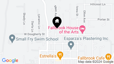 Map of 727 N Main Street, Fallbrook CA, 92028