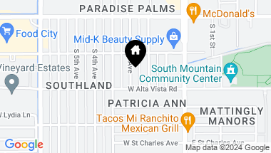 Map of 6231 S 3RD Avenue, Phoenix AZ, 85041