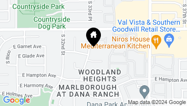 Map of 3347 E GARNET Avenue, Mesa AZ, 85204
