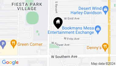 Map of 725 W FARMDALE Avenue, Mesa AZ, 85210