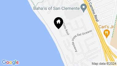 Map of 3822 Vista Blanca, San Clemente CA, 92672