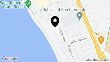 Map of 3811 Vista Blanca, San Clemente CA, 92672