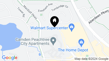 Map of 408 St Dunstans Court, Peachtree City GA, 30269