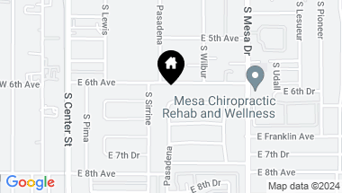 Map of 220 E MARILYN Avenue, Mesa AZ, 85210