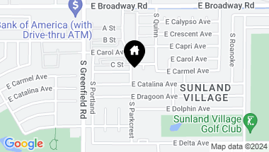 Map of 561 S PARKCREST Street, Mesa AZ, 85206