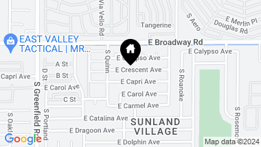 Map of 4645 E CRESCENT Avenue, Mesa AZ, 85206