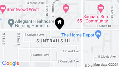 Map of 440 S VAL VISTA Drive # 33, Mesa AZ, 85204