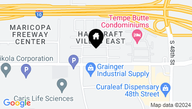 Map of 4462 E PUEBLO Avenue, Phoenix AZ, 85040