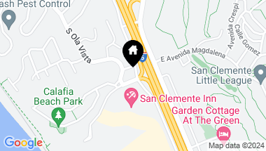 Map of 116 Avenida Calafia 102, San Clemente CA, 92672