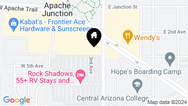 Map of 400 S IDAHO Road, Apache Junction AZ, 85119