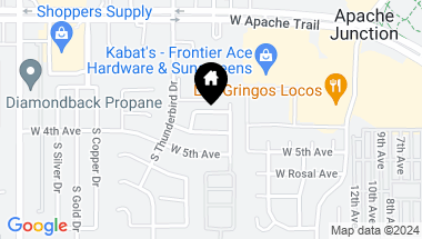 Map of 915 W 3RD Avenue, Apache Junction AZ, 85120