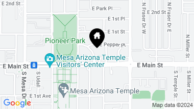 Map of 23 N Edgemont --, Mesa AZ, 85203