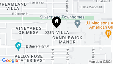 Map of 6430 E COVINA Road, Mesa AZ, 85205