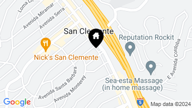 Map of 106 Avenida Mateo, San Clemente CA, 92672