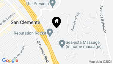 Map of 100 Calle Patricia 6A, San Clemente CA, 92672