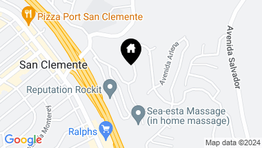 Map of 213 S La Esperanza, San Clemente CA, 92672