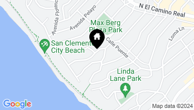 Map of 221 Avenida Del Poniente, San Clemente CA, 92672