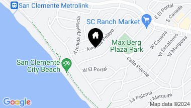 Map of 226 Avenida Aragon, San Clemente CA, 92672