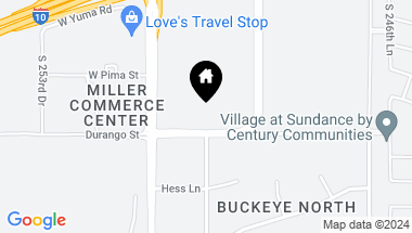 Map of 0 S Miller Road Unit: -, Buckeye AZ, 85326