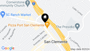 Map of 317 N El Camino Real, San Clemente CA, 92672