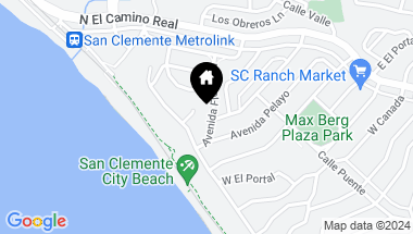 Map of 162 Avenida Florencia 1, San Clemente CA, 92672
