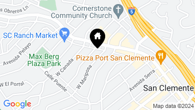 Map of 112 W Mariposa, San Clemente CA, 92672