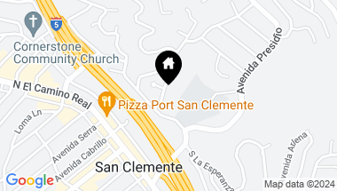 Map of 112 El Levante, San Clemente CA, 92672