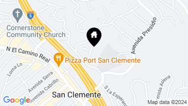 Map of 116 El Levante, San Clemente CA, 92672
